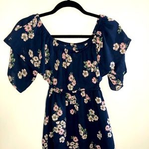 Nordstrom flowy off the shoulder dress